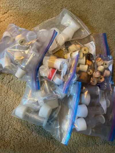 26 air locks, 27 large bungs, 37 small bungs. Selling the whole lot for $40!