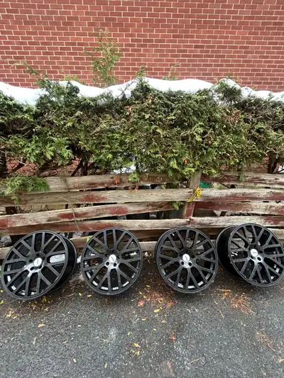 5x115 From Dodge charger Can fit any vehicle with the same bolt pattern!