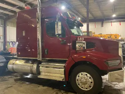 We have 6 to choose from 2-300k km, .2 with wet lines. Well maintained, DD15, 18 speed manual, 14.6...