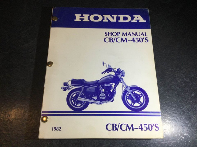 1982 Honda Motorcycle Manual CB450T Hawk CM450E CM450C CM450A in Non-fiction in Parksville / Qualicum Beach