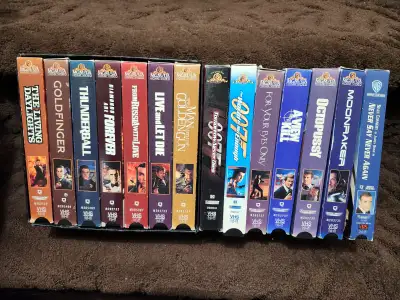 VHS Movies, James Bond, Star Wars / Beta Tape of Tron, View more