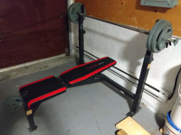 Bench Press CAPSTRENGTH with bar & weights
