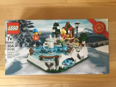 - New, Unopened Lego ( 40416 ) Limited Edition Ice Skating Rink - $40 Firm