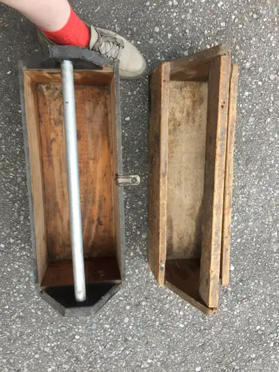 Vintage 60s Wood Tool Boxes, View more