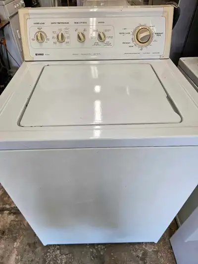 Nice washer, heavy duty. All analog, no computers last forever. Don't miss out open today.Pick up do...
