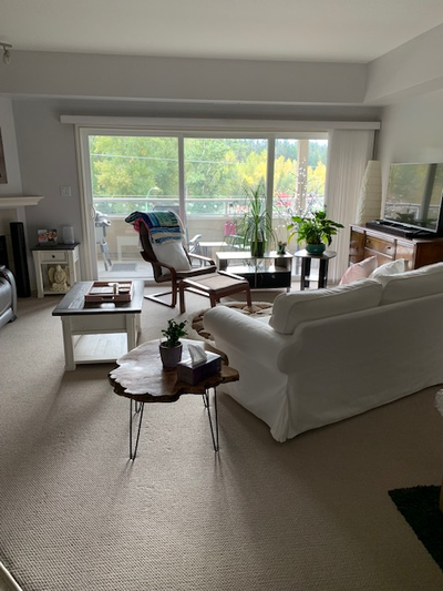 1350 sq ft condo for rent. Large balcony facing Mission Creek park. Quiet Building, close to all ame...