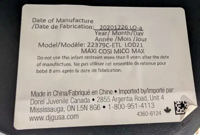 Maxi Cosi Mico Max 30 Infant Car Seat in Strollers, Carriers & Car Seats in City of Toronto - Image 7