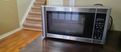 Hamilton Beach stainless steel microwave, View more