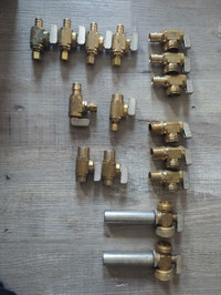 16x various Dahl valves