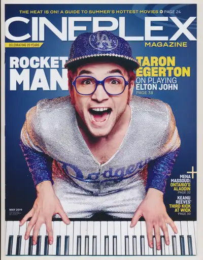 Asking $5.00 for this Cineplex Magazine-Rocket Man Taron Egerton-May 2019 *****Please inquire if int...