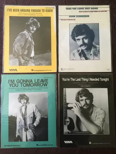 x5 John Schneider Sheet Music, Country, PVG, OOP, View more