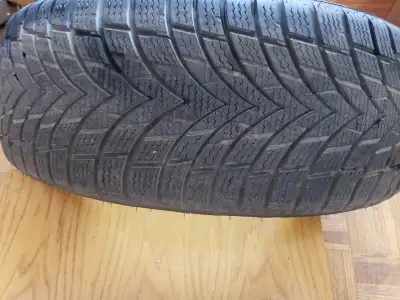 Je vends 4 pneus d'hiver North Pole W20 (dimensions 215/55 R18) en bon état, kilométrage : 19000km -...