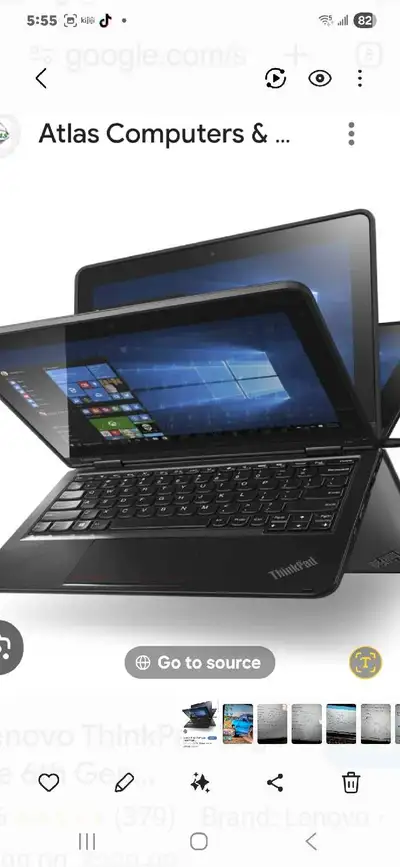 2-in-1 Touchscreen Lenovo yoga laptop , View more