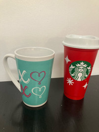 Valentine’s Day Mug & Starbucks Travel Cup