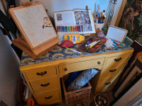 Antique Wooden Desk/Vanity 