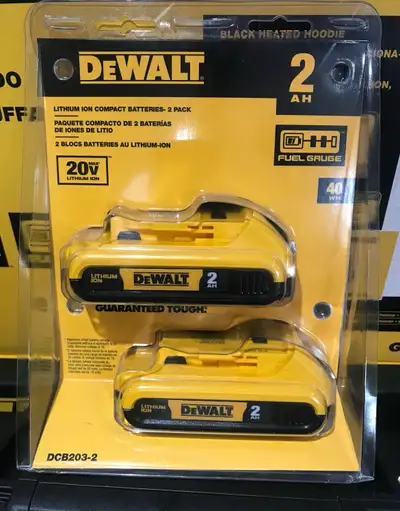 Dewalt 20v batteries , View more