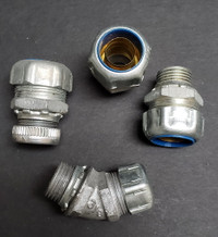 T&B Electrical Fittings / Cable Connectors – 1 in, 3/8 in 4/$20