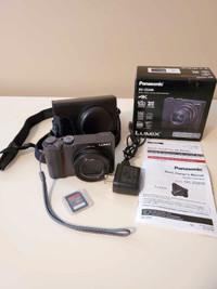 Panasonic Lumix DC-ZS200 + camera case 