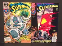 Superman Man of Steel #18 1st app Doomsday #75 Death Comic Books