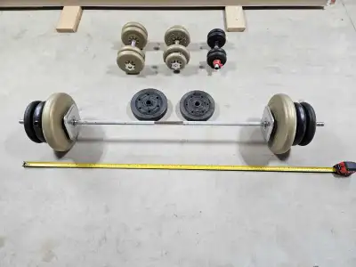 Weights, barbell, dumbells, View more