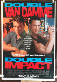 Double Impact (1991) original movie poster 