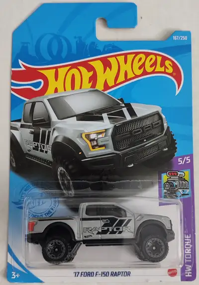 HOT WHEELS 2017 FORD F-150 RAPTOR GRY06-M7C5, View more