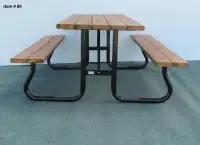 Picnic tables
