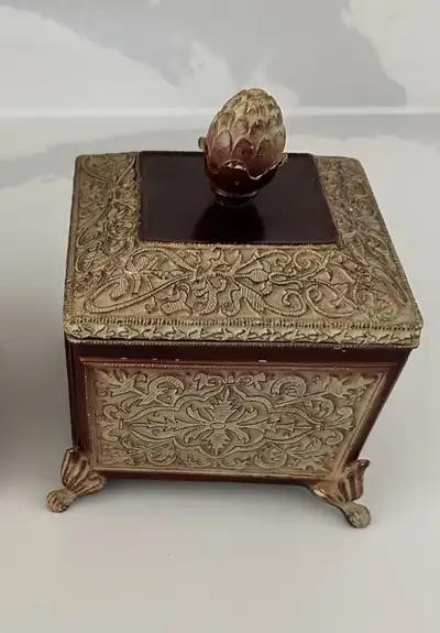 Footed Decorative Box, View more