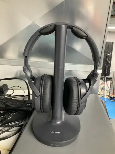 Wireless headphones Sony with charger base, View more