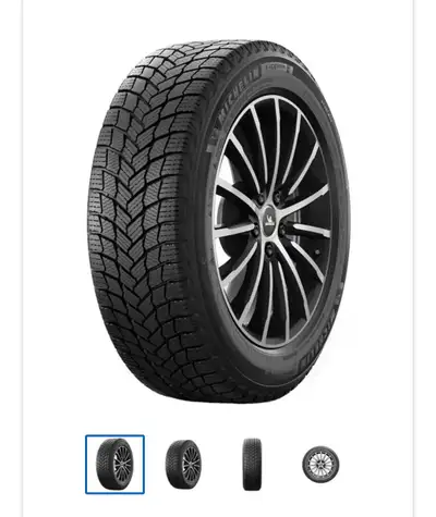 PNEUS SEULEMENT-Présentement sur Audi Q5, 4 Pneus Michelin X-Ice 255/45 R20, 2 avec 8/32 et 2 avec 9...