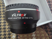 ***CAMERA LENSE ***VILTROX EF-FX2 / 0.71x ***AUTO FOCUS MOUNT **