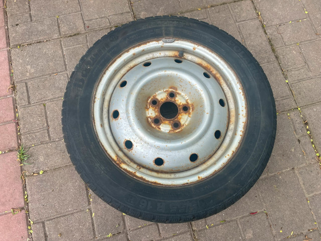 205/55 R16 Barum Polaris  Set of 4 tires on rims 5x100 in Tires & Rims in Markham / York Region - Image 4