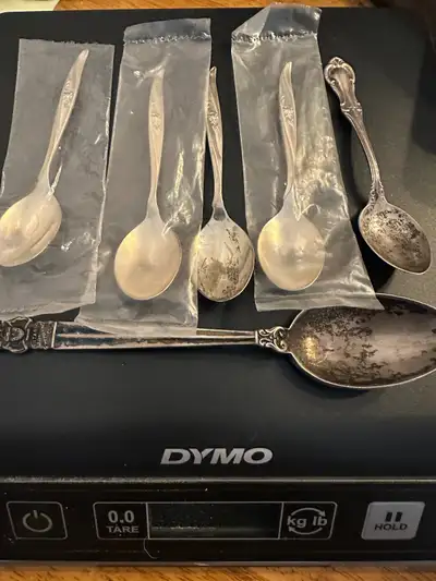 Yes it’s Available… Vintage spoon lot. All stamped Sterling. Total 88gr. Great investment lot. Not l...