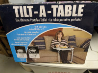 TILT A TABLE, NEW, ADJUSTABLE