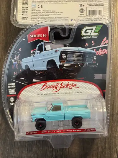 1/64 Greenlight 1967 Ford F100 pickup truck Barrett Jackson , View more