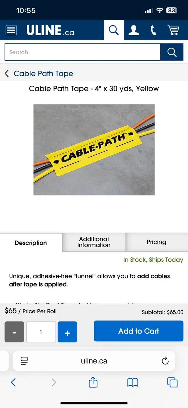 Cable Path Tape - Brand New $30 each firm in General Electronics in Edmonton - Image 3