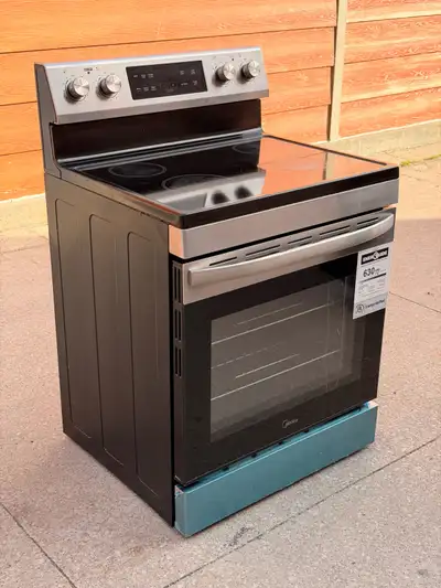Like New Midea 30” Stainless Steel Electric Range – 2024 Model, View more