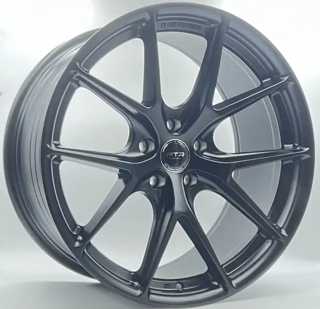 19" 5x112 Benz Rep rims for sale : Matt Black FTR F401 in Tires & Rims in City of Toronto - Image 3