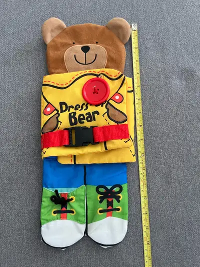 Melissa & Doug Soft Activity Baby Book - Dress Up Bear , View more