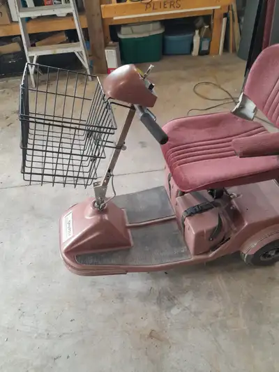 I have an older 3 wheel mobility scooter that I no longer use since getting my newer 4 wheel scooter...