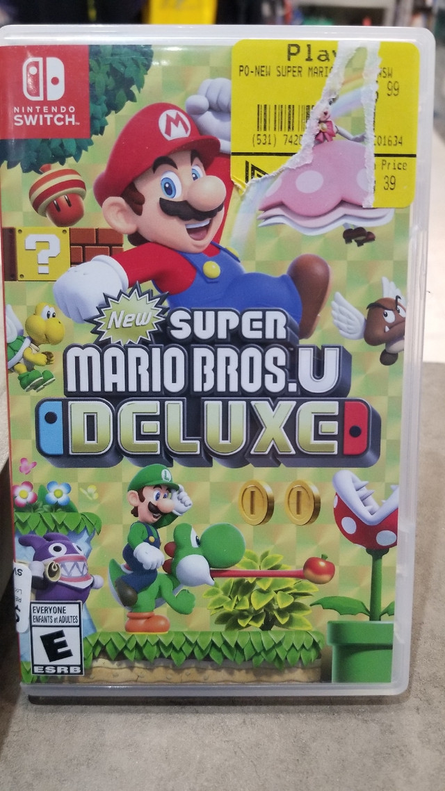 Super Mario Bros U Deluxe Switch game dans La Nintendo Switch  à Région d’Oshawa/Durham