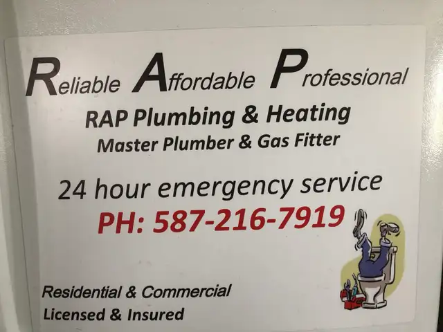 RAP plumber and gasfitter