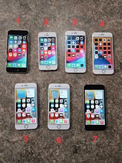 iPhone 6, 6s, SE (prices in description), View more