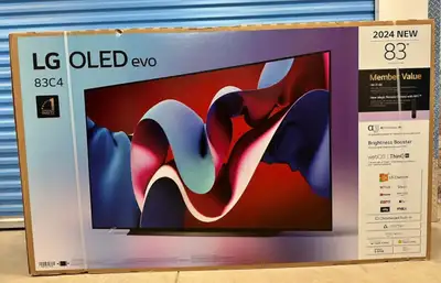 83” LG 4K OLED SMART TV (OLED C4) 1 YR WARRANTY FROM LG, View more
