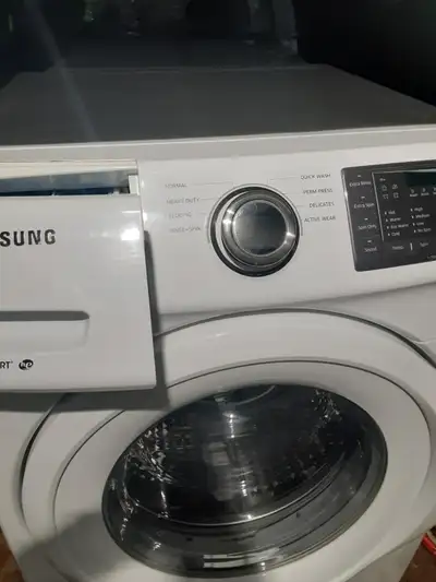 ✅ White Samsung Washer Washing Machine 27" Stack and can deliver, View more