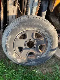 18” Dodge 8 Bolt Steel Spare Wheel Tire