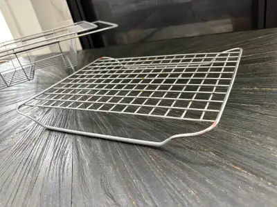 2 sink racks Square: 13” x 11” Rectangle: 19 1/2” x 8 1/2” (not expanded)