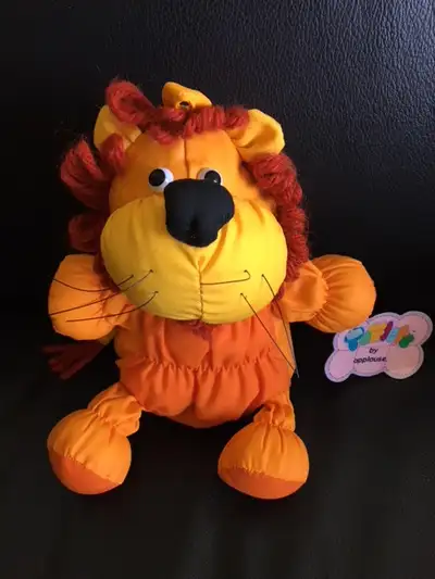 VINTAGE 1986 Pufflets Applause Lion Stuffed Animal w/tag, View more