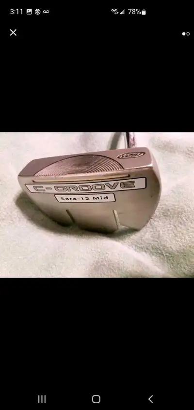 RH 41" FAT GRIP YES! C-GROOVE SARA-12 MIDGOLF PUTTER, View more