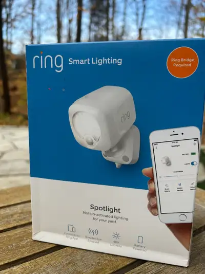 Ring Smart Lighting Spotlight - New, View more